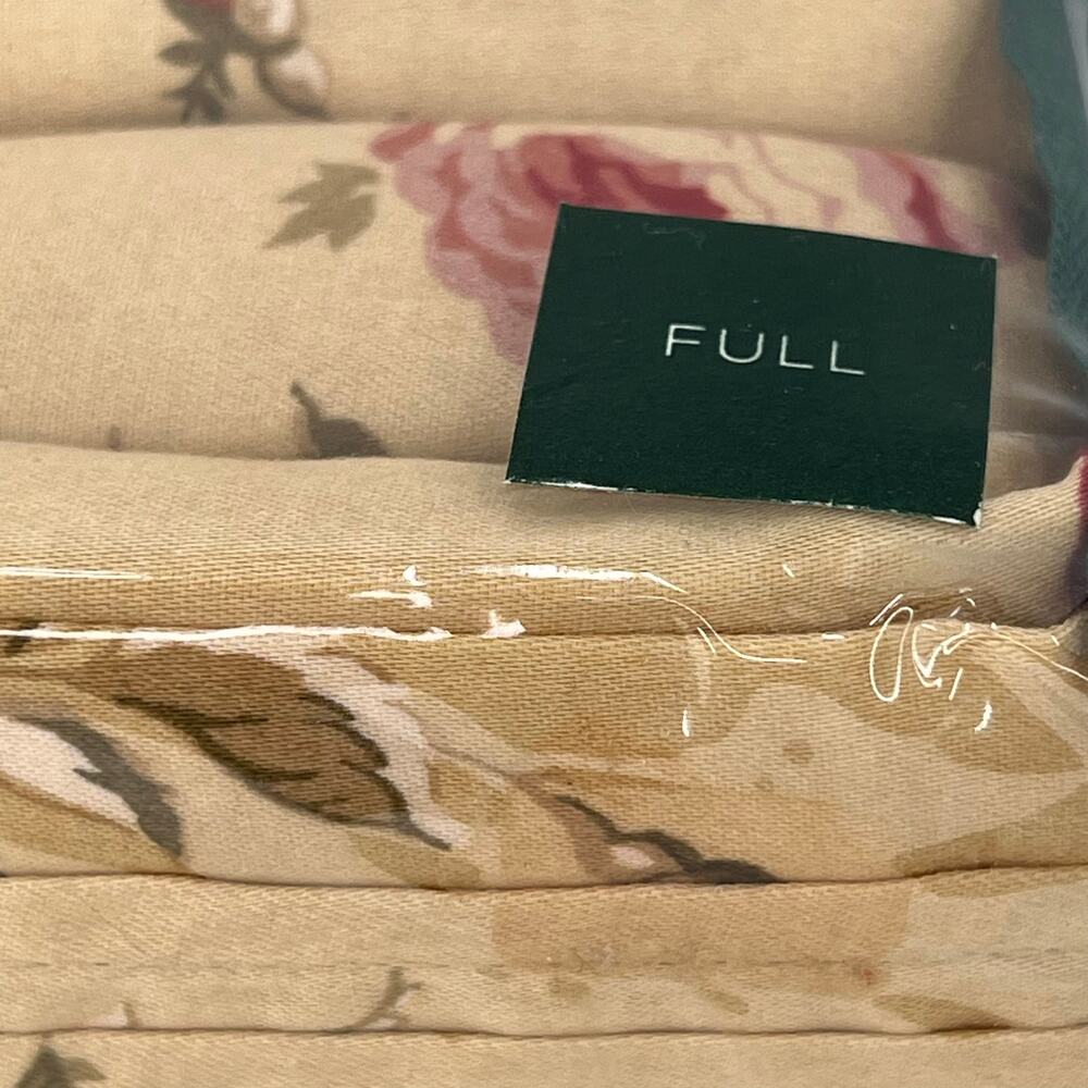 Waverly Full Sheet Set Garden Room Sonata Harbor House Norfolk Rose Very Rare - Picture 6 of 7
